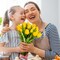 Tulips Artificial Flowers Bulk Faux Bouquets 12” Stems Fake Flowers Wedding Centerpiece Decoration Office Indoor Home Decor, 14 pcs